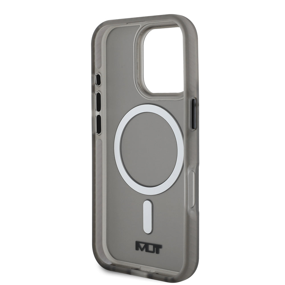 TUMI iPhone 16 Pro Max Orjinal Lisanslı M-safe Şarj Özellikli Airbagli Buzlu Transparan Kılıf TUMI iPhone 16 Pro Max Orjinal Lisanslı M-safe Şarj Özellikli Airbagli Buzlu Transparan Kılıf